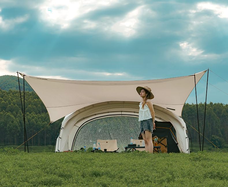 Amazon | 3F UL GEAR JIACHONG タープ タープテント 大型テント